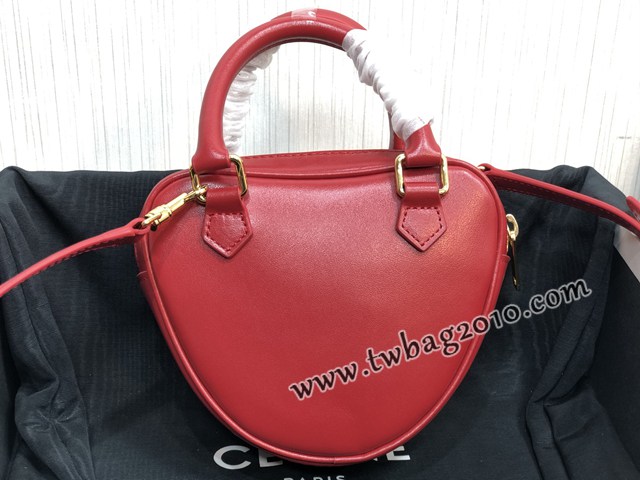 Celine專櫃2023新款全皮愛心小手提肩背女包 賽琳新年膠囊系列心形手袋 sldj2245